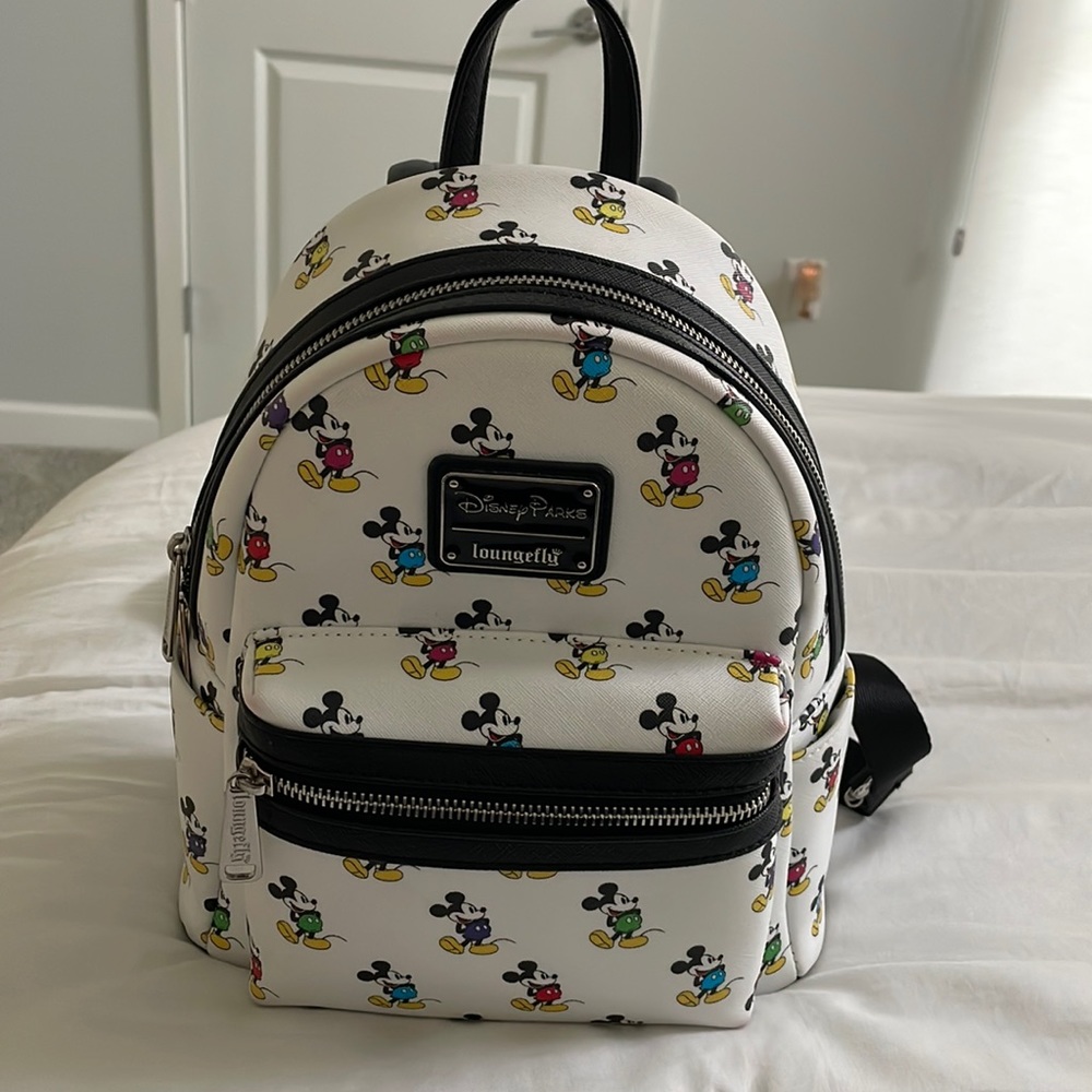 Loungefly Disney Mickey Mouse Allover Print Mini Backpack